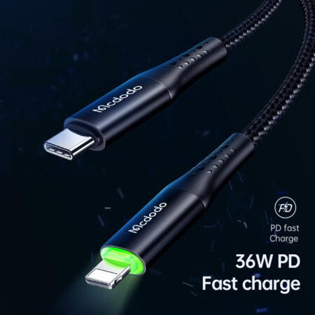 Mcdodo Type-C to Lightning 36W Auto Power Off PD Fast Charging Cable - Image 7