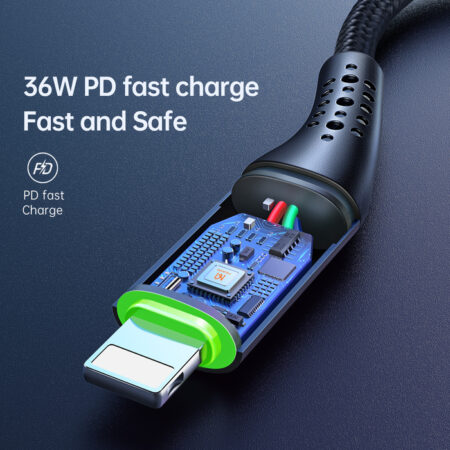 Mcdodo Type-C to Lightning 36W Auto Power Off PD Fast Charging Cable - Image 9